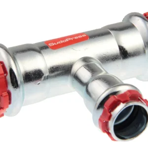 Actieprijs VSH Sudopress t-stuk 42 x 35 x 54 staal verzinkt