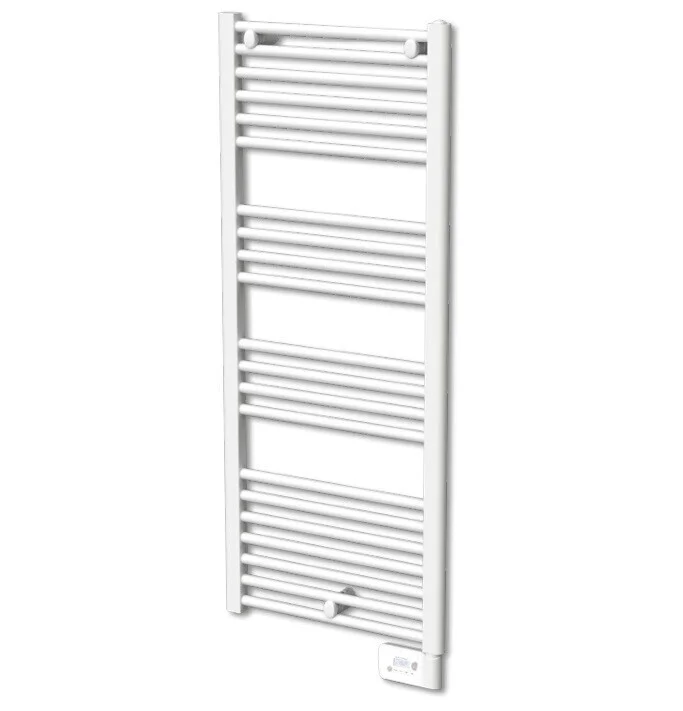Finale Uitverkoop Radson Bagana elek. badkamerradiator 1222 x 500 RAL 9016 500 W