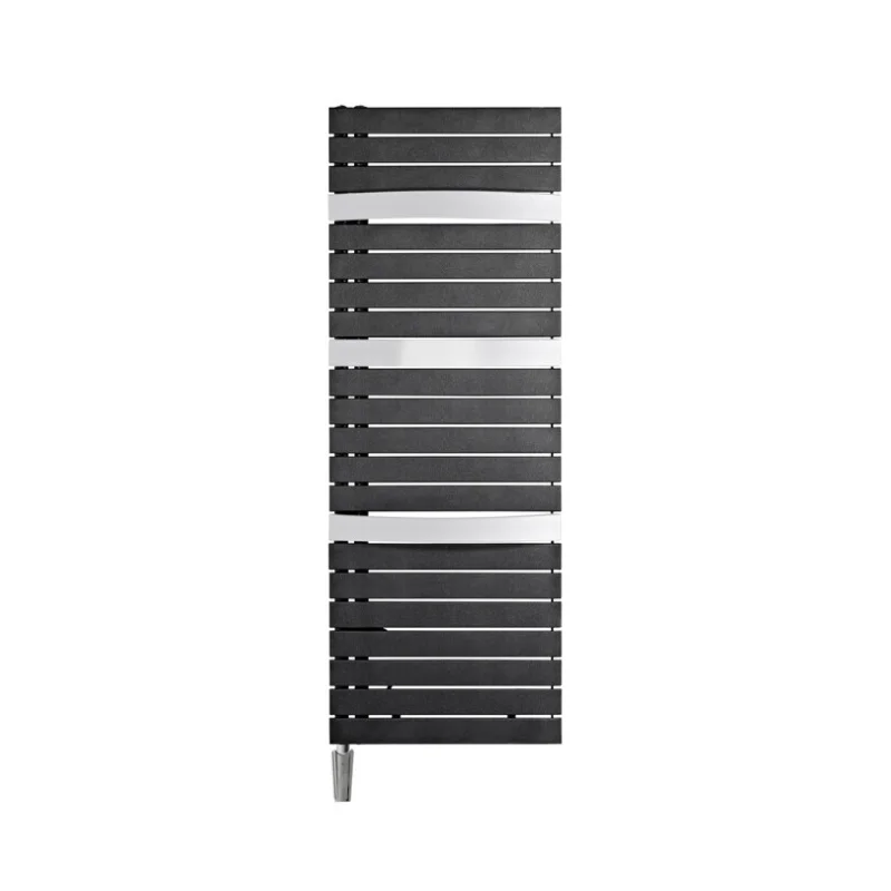 Dagaanbieding Radson Evia E elek. badkamerradiator 1657 x 600 MBMA - Zwart en Aluminium Links 1000 W