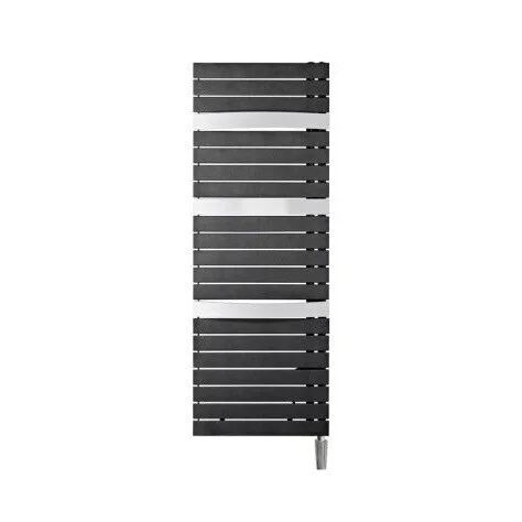 Radson Evia E elek. badkamerradiator 1357 x 600 MBMA - Zwart en Aluminium Rechts 750 W Alleen Vandaag