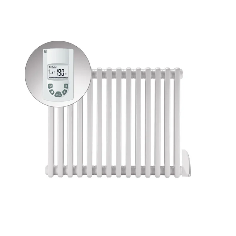 Betrouwbaar Radson Delta H E elektrische radiator 600 x 750 x 101 RAL 9016 1250 W