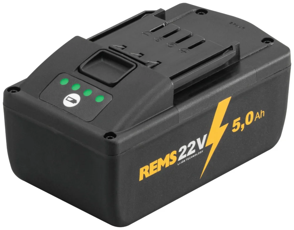 Laatste Versie Rems accu 22V 5,0ah