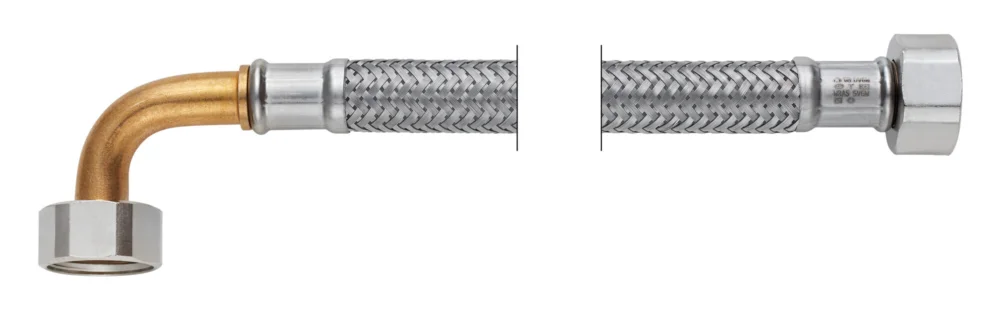 Neoperl Proflex flexibele slang 3/8" x 3/8" bi x bi 90° 2000 DN8 Op = Op