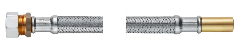 Neoperl Proflex flexibele slang 1/2" x 15 / 15 x 15 bu x buis / knel x buis 750 DN13 Beperkt Aanbod