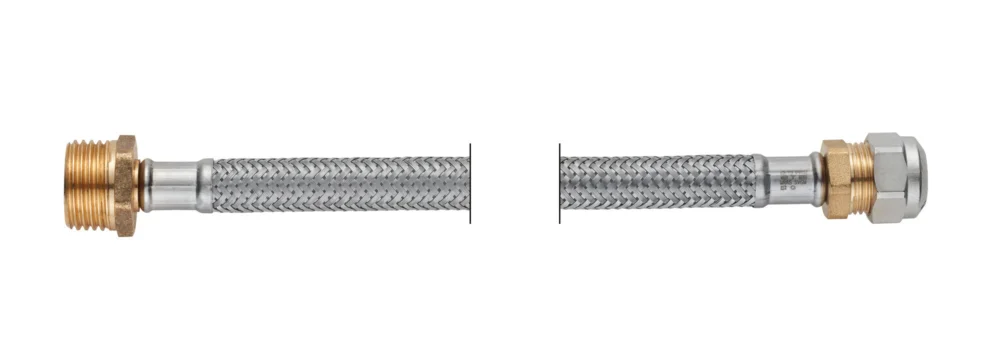 Uitverkoop Neoperl Proflex flexibele slang 1/2" x 3/8" / 1/2" x 10 bu x bu / bu x knel 300 DN8