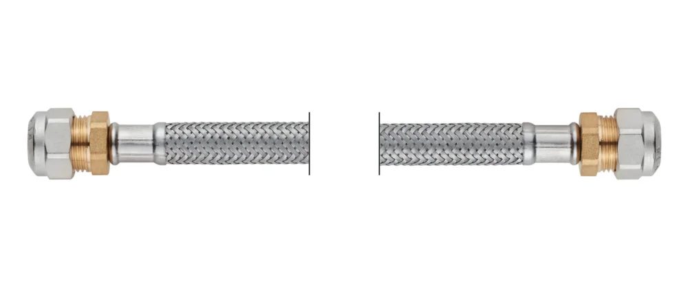 Tijdelijk Beschikbaar Neoperl Proflex flexibele slang 3/8" x 3/8" / 10 x 10 bu x bu / knel x knel 350 DN8