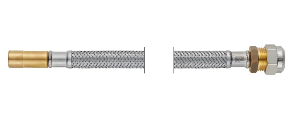 Finale Uitverkoop Neoperl Proflex flexibele slang 3/8" x 12 / 12 x 12 bu x buis / knel x buis 500 DN8