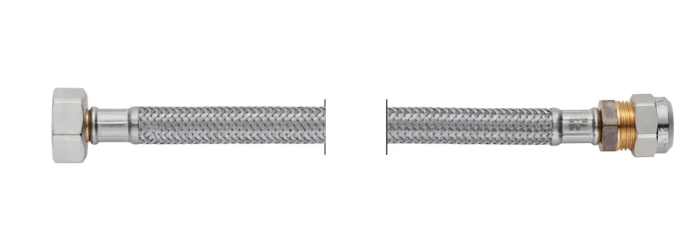 Weekendaanbieding Neoperl Proflex flexibele slang 1/2" x 3/8" / 1/2" x 12 bi x bu / bi x knel 350 DN8