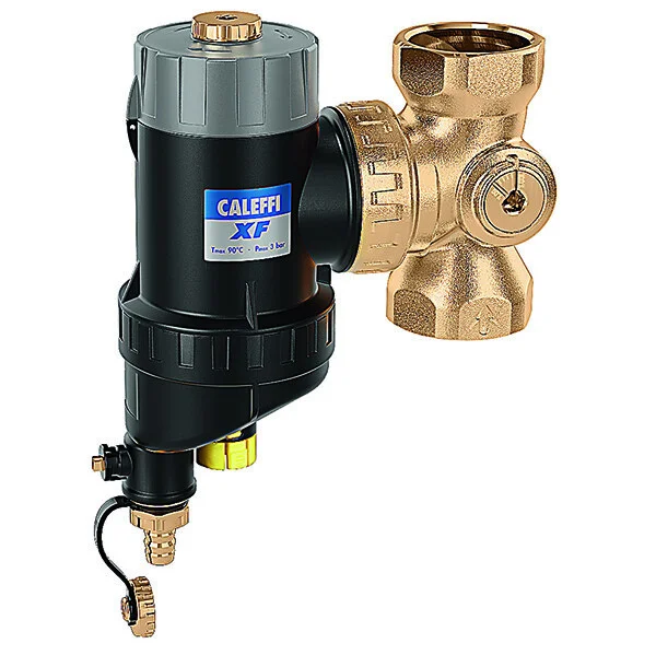 Nieuw Caleffi XF vuilafscheider 1-1/2" kunststof draaibaar bypass magneet