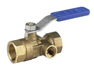 Lovak kogelkraan 3/4" x 3/4" Met aftapgelegenheid 1/4" Finale Uitverkoop