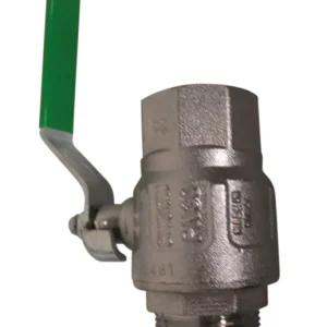 Terrendis kogelkraan 1-1/4" messing Speciale Aanbieding