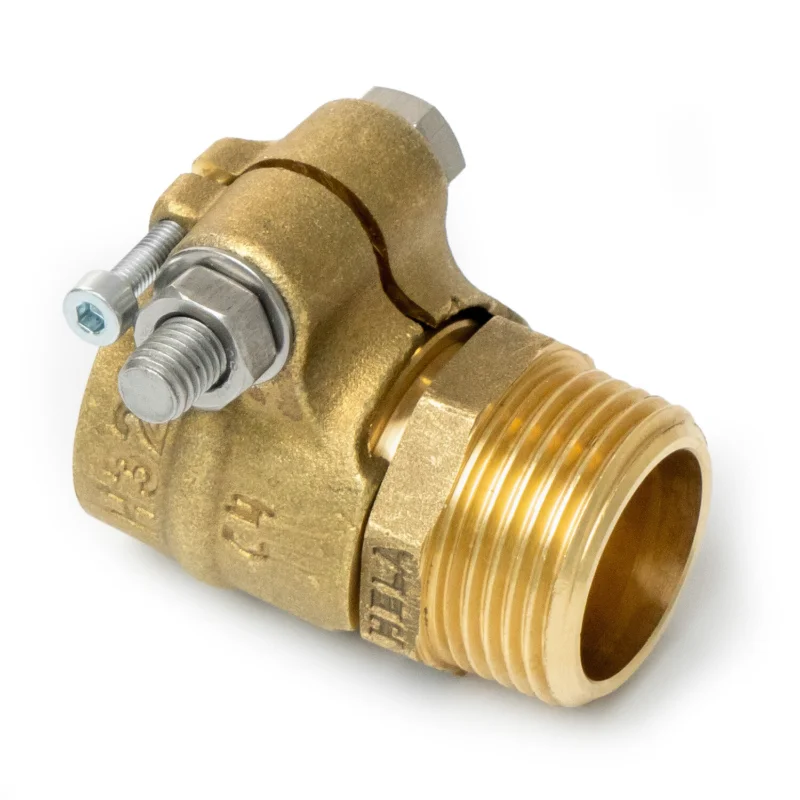 Terrendis puntstuk sanitair 32 x 1" messing Gratis Retour