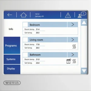 Wavin Sentio touchscreen Express Levering