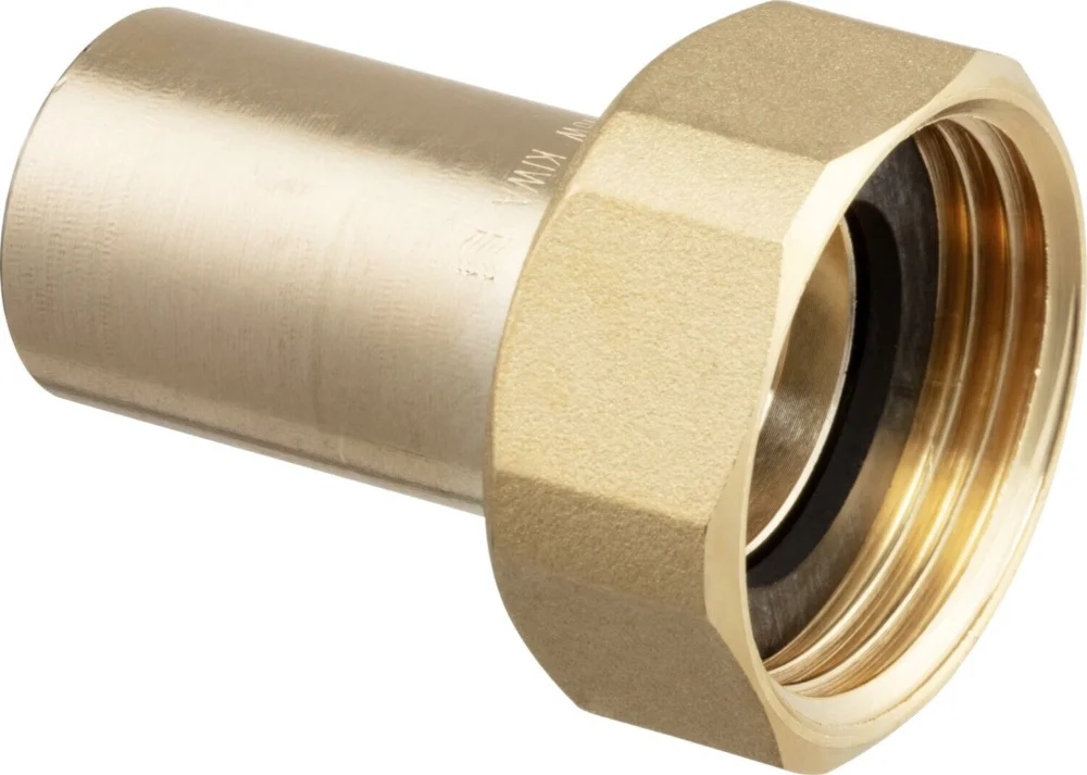Viega 2-delige koppeling 1-1/4" x 28 vlakke afdichting Tijdelijk Beschikbaar