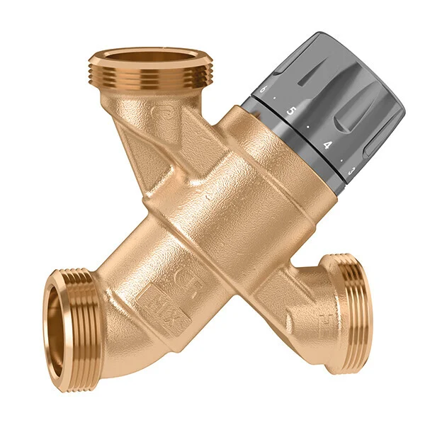 Gecertificeerd Caleffi thermostatisch mengventiel 1" x 1" x 1" messing vloerverwarming