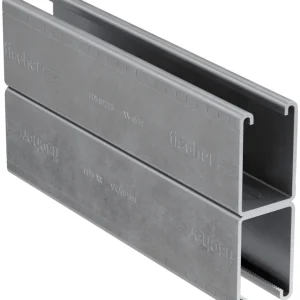 Goedkoop Fischer FUS montagerail 62 staal therm. verzinkt 2,5 dubbel 6 m