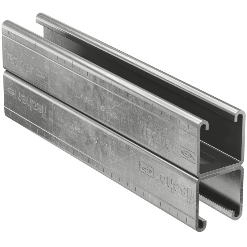 Fischer FUS montagerail 41 RVS A4 2,5 dubbel 6 m Shop Nu