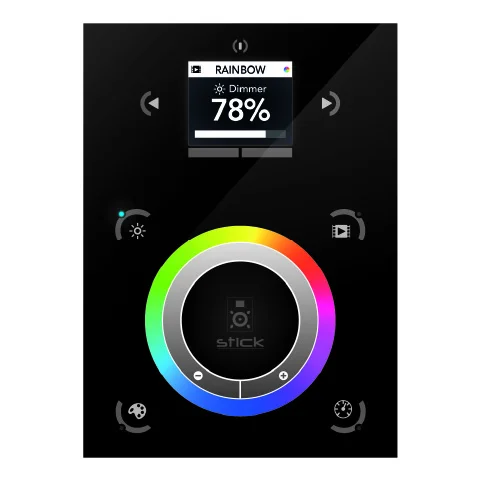 Prolumia Stick III, zwart, 6Vdc, DMX controller Finale Uitverkoop
