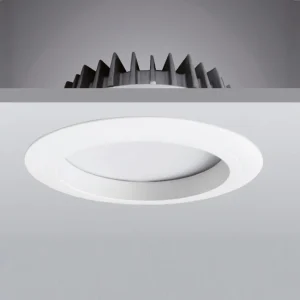 Favoriet Prolumia LED downlight, 190mm, 19W, wit, 100 graden, 4100K, vast, sparing 170mm