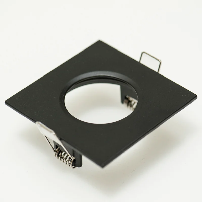 Finale Uitverkoop Prolumia Downlight ring, vierkant 82(72)mm, zwart