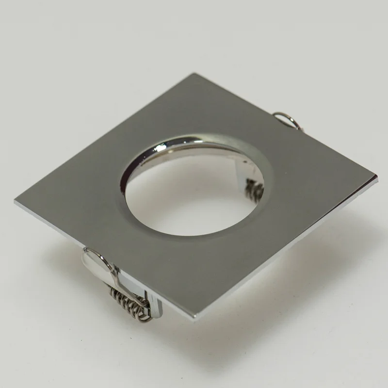Prolumia Downlight ring, vierkant 82(72)mm, chrome Populair