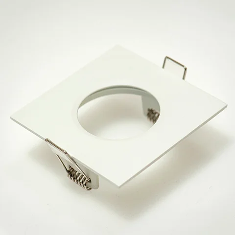 Prolumia Downlight ring, vierkant 82(72)mm, puur wit vast Hoge Kwaliteit