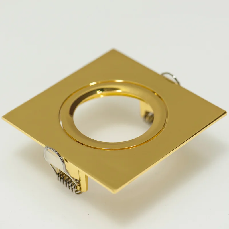Exclusieve Aanbieding Prolumia Downlight ring, vierkant 88(76)mm, messing