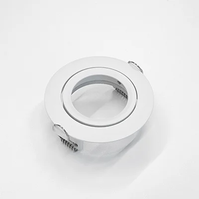 Prolumia Downlight ring, rond verdiept, ø85(ø79)mm,echt wit, Kantelbaar, lage U Koopje
