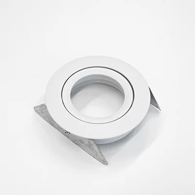 Hete Deal Prolumia Downlight ring, rond verdiept, ø85(ø79)mm, echt wi, Kantelbaar, lage U