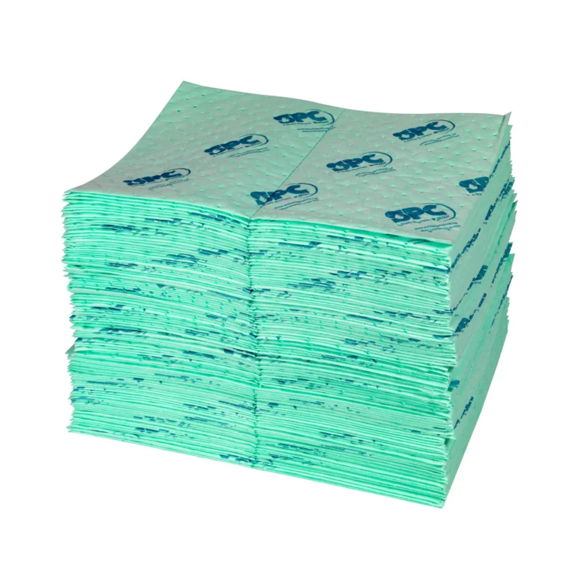 Seizoensaanbieding Brady - Chemicaliën absorptiematerialen - DOEKEN, 41 cm x 51 cm, medium gewicht, geperforeerd en gebonden - UN100-E - 813842 - 92000031