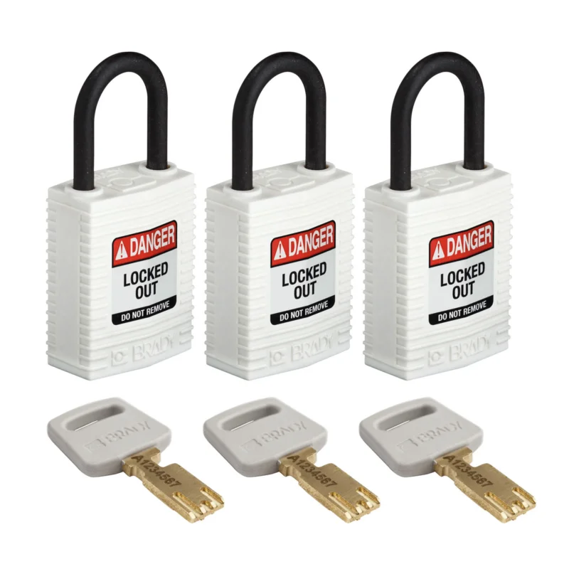 Beperkte Voorraad Lockout Hangsloten - CPT-WHT-25PL-KA3PK