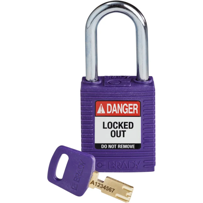 Uitverkoop Brady - Hangsloten - SafeKey-hangsloten – nylon - NYL-PRP-38ST-KD - 150250 - 86150250