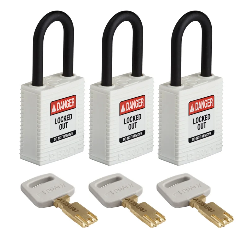 Beste Prijs Lockout Hangsloten - NYL-WHT-38PL-KA3PK