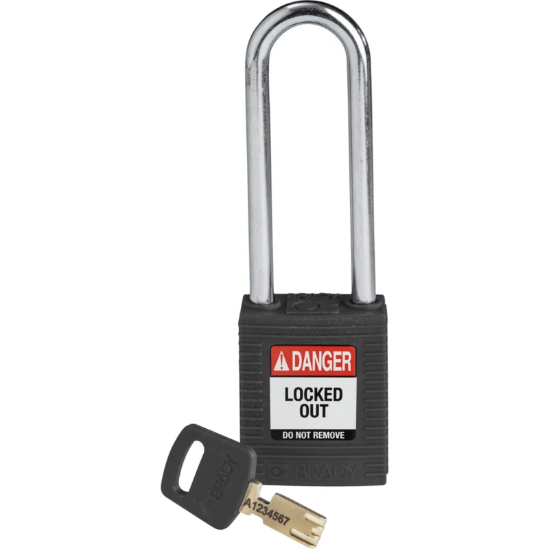 Tijdelijk Beschikbaar Lockout Hangsloten - NYL-BLK-76ST-KD