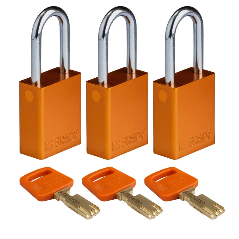 Premium Lockout Hangsloten - ALU-ORG-38ST-KA3PK