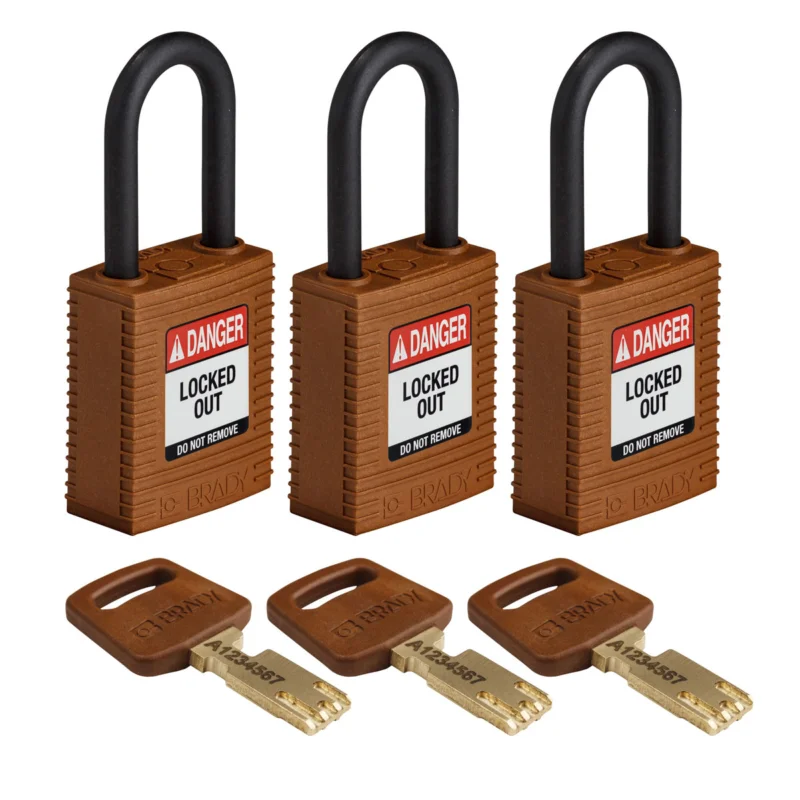 Beste Prijs Lockout Hangsloten - NYL-BRN-38PL-KA3PK
