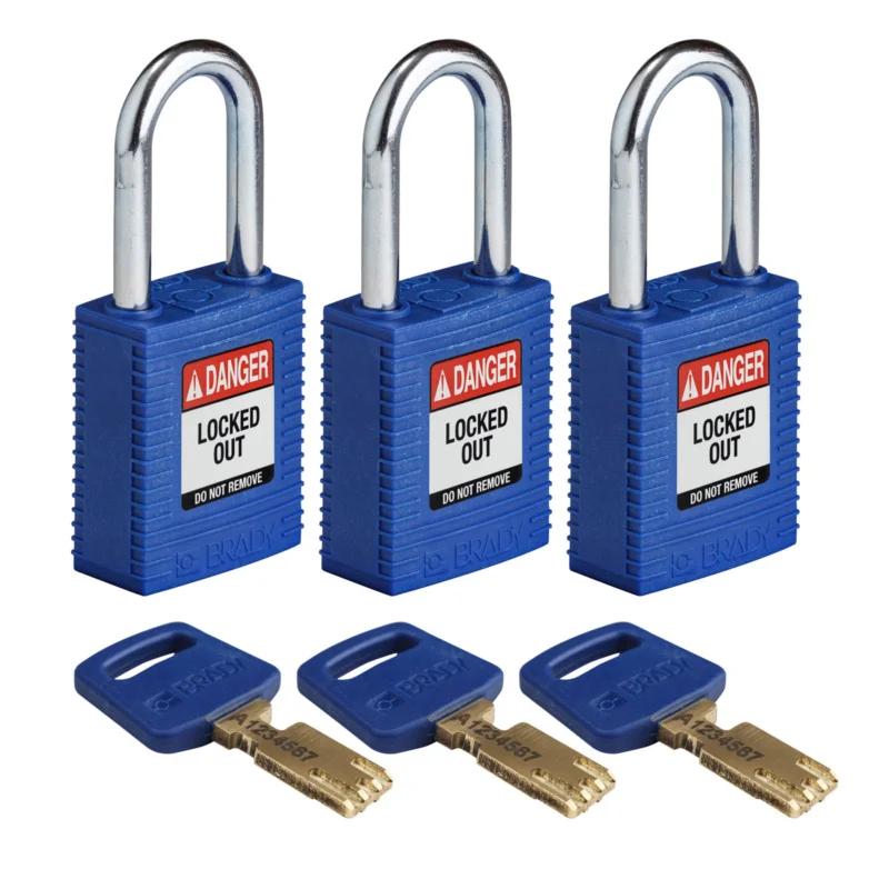 Bestseller Lockout Hangsloten - NYL-BLU-38ST-KA3PK