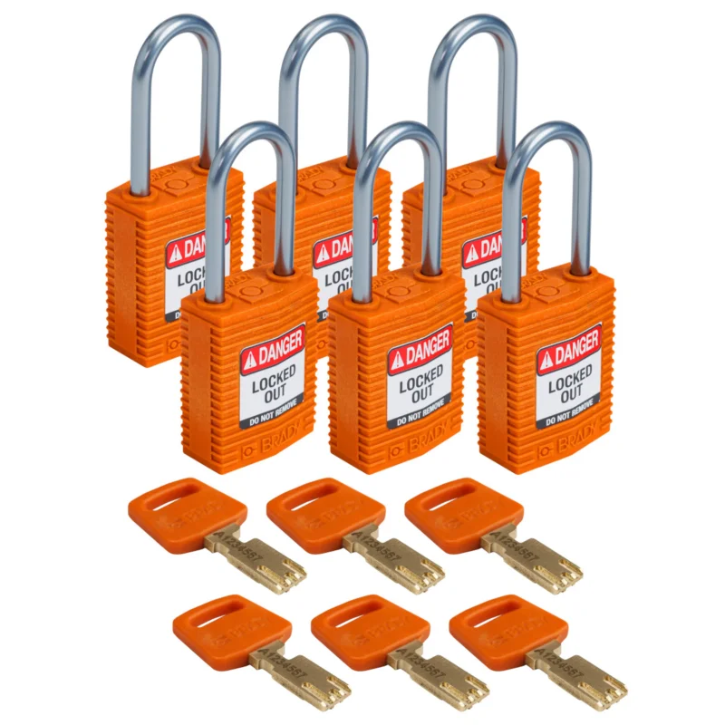 Beperkt Aanbod Lockout Hangsloten - CPT-ORG-38AL-KD6PK