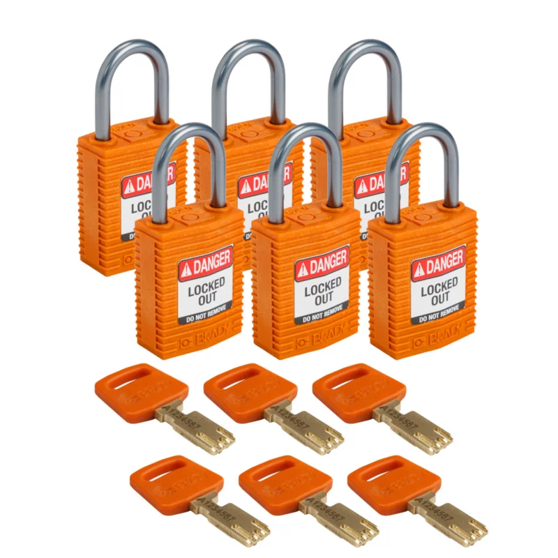 Veilige Betaling Lockout Hangsloten - CPT-ORG-25AL-KD6PK