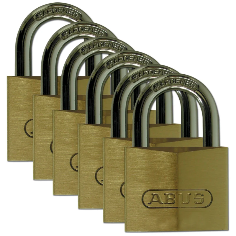 Populair Brady - Hangsloten - Hangsloten in messing - BRASS PADLOCK 50 MM HARD ST SHACK 6/PAC - 805834 - 86805834