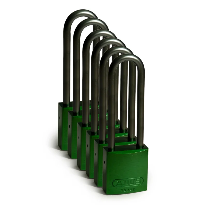 Aanbieding Lockout Hangsloten - Full Alu Padlocks 75mm Sha KD Green/6