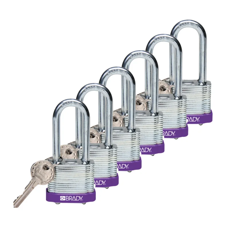 Bestseller Lockout Hangsloten - STEEL PADLOCK 51MM SHA KD PURPLE/6