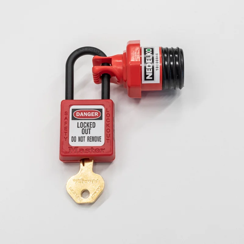 Actieprijs Pro-Install - Lockout - Dummy schroefzekering DIII - Te beveiligen met hangslot/voor zekeringhouder E33