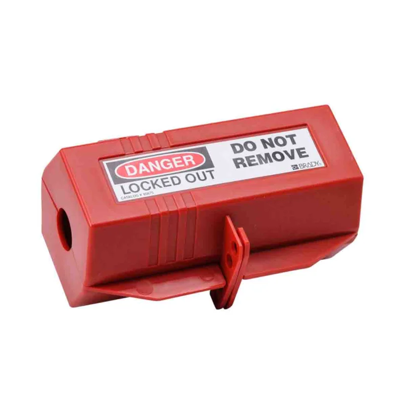 Brady - Lockout voor elektrische gevaren - Vergrendelingssysteem voor elektrische stekkers – groot - PLUG LOCKOUT 220/550V w/ DANGER LABELS - 065675 - 86065675 Lage Kosten