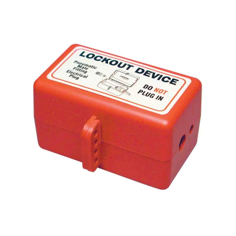 Brady - Lockout voor elektrische gevaren - Groot elektrisch/pneumatisch vergrendelingssysteem - LARGE ELECTRICAL/PNEUMATIC PLUG LOCKOUT - 800126 - 86800126 Beste Prijs
