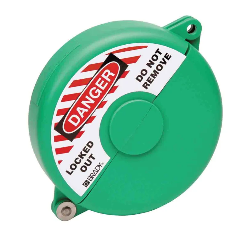 Brady - Lockout voor mechanische gevaren - Brady-vergrendelingssystemen voor handwielafsluiters - GATE VALVE LOCKOUTS GVLO 5-6.5 GREEN - 065597 - 86065597 Koop Online