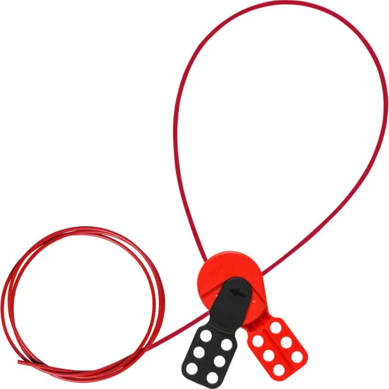 Shop Nu Brady - Lockout voor mechanische gevaren - SafeLex universeel kabelvergrendelingssysteem – gecoate stalen kabel van 2 m - SAFE FLEX LO W/ 6FT NYLON CABLE - 145550 - 86145550