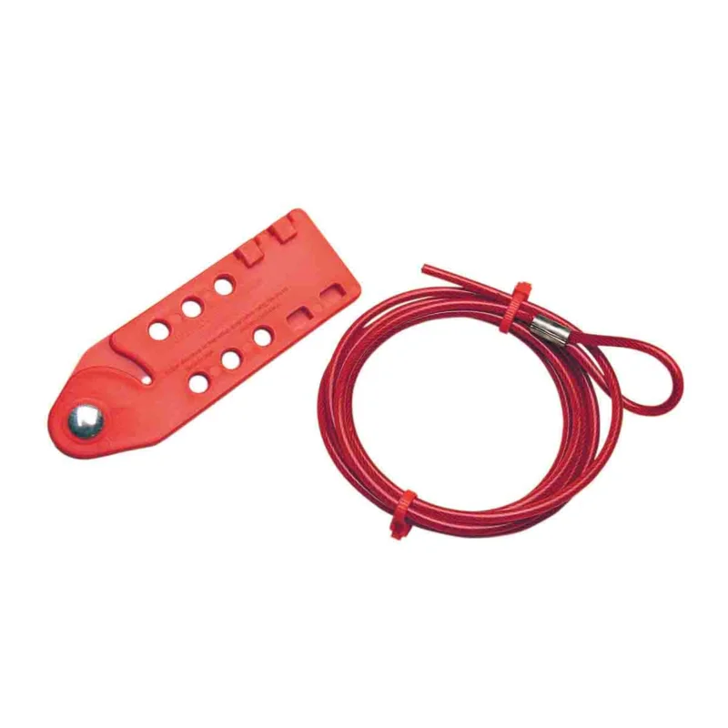 Brady - Lockout voor mechanische gevaren - Kabelvergrendelingssysteem + kabel van 1,8 m - CABLE LOCKOUT DEVICE PR - 800112 - 86800112 Seizoensaanbieding