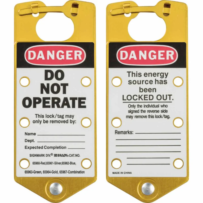 Uitverkoop Lockout accessoires - GOLD LABELLED LOCKOUT HASP ALUMINIUM