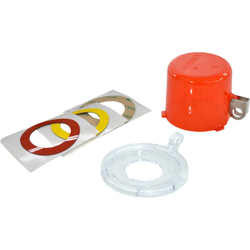 Brady - Accessoires Lockout Tagout - Vergrendelingssysteem voor drukknoppen (30 mm), rood, met standaard beschermkap - 30MM PUSH BUTTON RED LO W/ STD COVER - 130821 - 86130821 Koopje